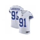 Nike Dallas Cowboys #91 L. P. Ladouceur White Men Stitched NFL Vapor Untouchable Elite Jersey