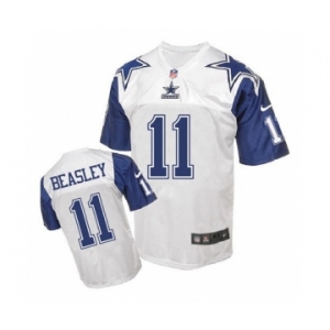 nike nfl jerseys dallas cowboys #11 Cole Beasley Throwback white[Elite]