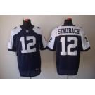 nike nfl jerseys dallas cowboys #12 staubach blue[Elite]