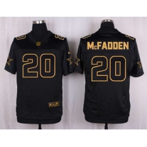 nike nfl jerseys dallas cowboys #20 mcfadden black gold collection[Elite]
