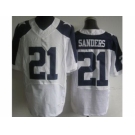 nike nfl jerseys dallas cowboys #21 deion sanders white [Elite thankgivings]