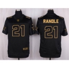 nike nfl jerseys dallas cowboys #21 randle black gold collection[Elite][randle]