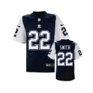 nike nfl jerseys dallas cowboys #22 Emmitt Smith Throwback Blue[Elite]