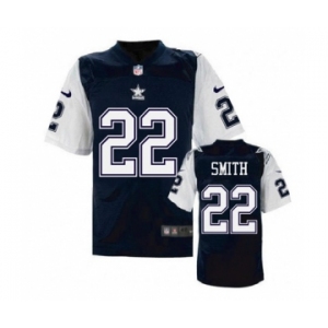 nike nfl jerseys dallas cowboys #22 Emmitt Smith Throwback Blue[Elite]
