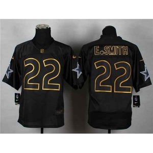 nike nfl jerseys dallas cowboys #22 e.smith black[Elite gold lettering fashion]
