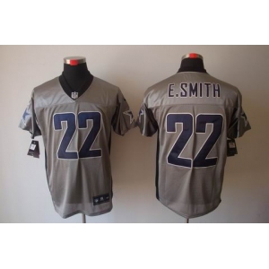 nike nfl jerseys dallas cowboys #22 e.smitth grey[Elite shadow]