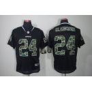 nike nfl jerseys dallas cowboys #24 claiborne black[camo fashion Elite]