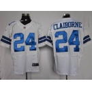 nike nfl jerseys dallas cowboys #24 claiborne white[claiborne][elite]
