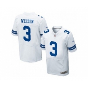 nike nfl jerseys dallas cowboys #3 brandon weedenl white[Elite]