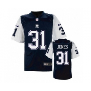 nike nfl jerseys dallas cowboys #31 Byron Jones Throwback Blue[Elite]