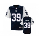 nike nfl jerseys dallas cowboys #39 Brandon Carr Throwback Blue[Elite]