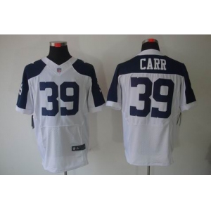 nike nfl jerseys dallas cowboys #39 carr white(Elite thankgivings)
