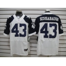 nike nfl jerseys dallas cowboys #43 sensabaugh white(Elite thankgivings)
