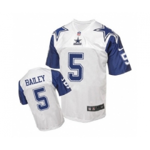 nike nfl jerseys dallas cowboys #5 Dan Bailey Throwback white[Elite]