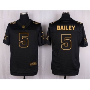 nike nfl jerseys dallas cowboys #5 dan bailey black gold collection[Elite]