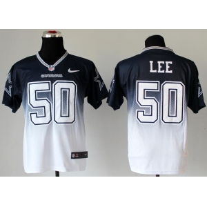nike nfl jerseys dallas cowboys #50 sean lee blue-white[Elite drift fashion][second version]