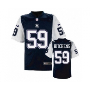 nike nfl jerseys dallas cowboys #59 Anthony Hitchens Throwback Blue[Elite]