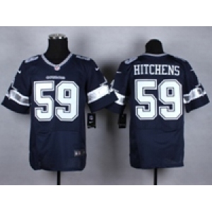 nike nfl jerseys dallas cowboys #59 hitchens blue[Elite]