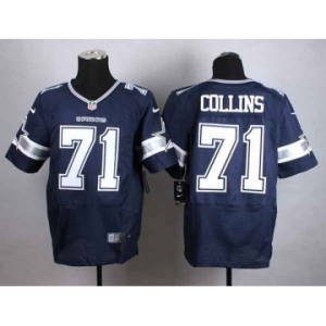 nike nfl jerseys dallas cowboys #71 collins blue[Elite]