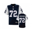 nike nfl jerseys dallas cowboys #72 Travis Frederick Throwback Blue[Elite]