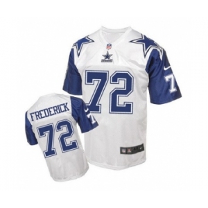 nike nfl jerseys dallas cowboys #72 Travis Frederick Throwback white[Elite]