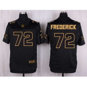 nike nfl jerseys dallas cowboys #72 travis frederick black gold collection[Elite]