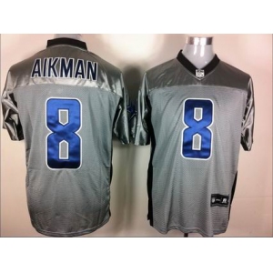nike nfl jerseys dallas cowboys #8 aikman grey[Elite shadow]
