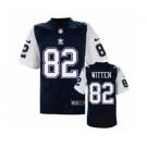 nike nfl jerseys dallas cowboys #82 Jason Witten Throwback Blue[Elite]