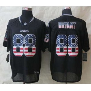 nike nfl jerseys dallas cowboys #88 bryant black[Elite USA flag fashion][bryant]