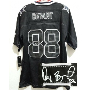 nike nfl jerseys dallas cowboys #88 bryant black[Elite lights out signature]