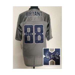 nike nfl jerseys dallas cowboys #88 bryant grey[Elite shadow signature][bryant]