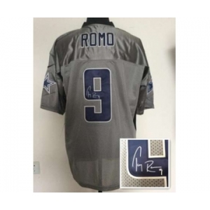 nike nfl jerseys dallas cowboys #9 romo grey[Elite shadow signature]