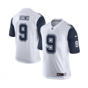 nike nfl jerseys dallas cowboys #9 tony romo white[Elite throwback]