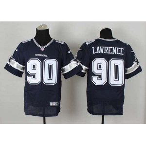nike nfl jerseys dallas cowboys #90 lawrence blue(Elite)[lawrence]
