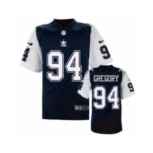 nike nfl jerseys dallas cowboys #94 Randy Gregory Throwback Blue[Elite]