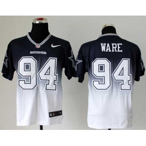 nike nfl jerseys dallas cowboys #94 ware blue-white[Elite drift fashion][second version]