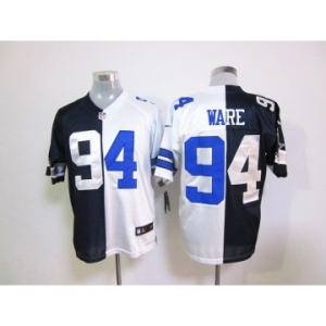 nike nfl jerseys dallas cowboys #94 ware white-blue[Elite split]