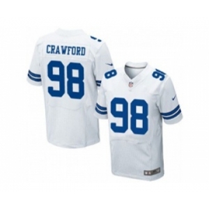 nike nfl jerseys dallas cowboys #98 tyrone crawford white[Elite]