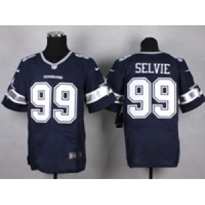 nike nfl jerseys dallas cowboys #99 selvie blue[Elite]