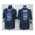 2015 new nike dallas cowboys #9 romo navy blue strobe jerseys[limited]