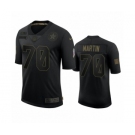 Dallas Cowboys #70 Zack Martin Black 2020 Salute to Service Limited Jersey