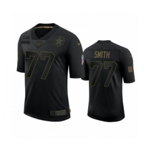 Dallas Cowboys #77 Tyron Smith Black 2020 Salute to Service Limited Jersey