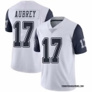 Men Dallas Cowboys #17 Brandon Aubrey Limited White Color Rush Vapor Untouchable Jersey