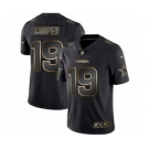 Men Dallas Cowboys #19 Amari Cooper Black Golden Edition 2019 Vapor Untouchable Limited Jersey