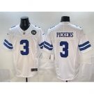 Men Dallas Cowboys #3 George pickens Navy F U S E 94 Marshawn Kneeland Memorial Patch Vapor Limited Stitched Football Jersey
