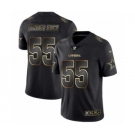 Men Dallas Cowboys #55 Leighton Vander Esch Black Golden Edition 2019 Vapor Untouchable Limited Jersey