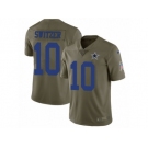 Men Nike Dallas Cowboys #10 Ryan Switzer Limited Olive 2017 Salute to Service NFL Jersey