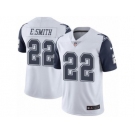 Men Nike Dallas Cowboys #22 Emmitt Smith White Stitched NFL Limited Rush Jersey