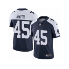 Men Nike Dallas Cowboys #45 Rod Smith Navy Blue Throwback Alternate Vapor Untouchable Limited Player NFL Jersey