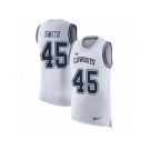 Men Nike Dallas Cowboys #45 Rod Smith White Rush Player Name & Number Tank Top NFL Jersey